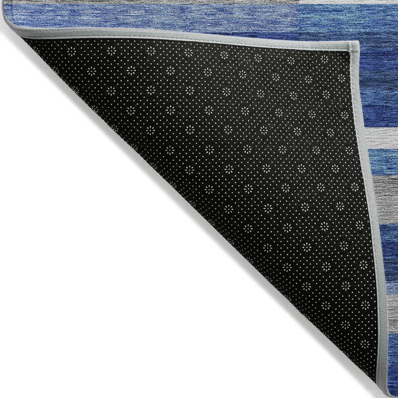 HomeRoots Striped Transitional Rectangle Outdoor Rug