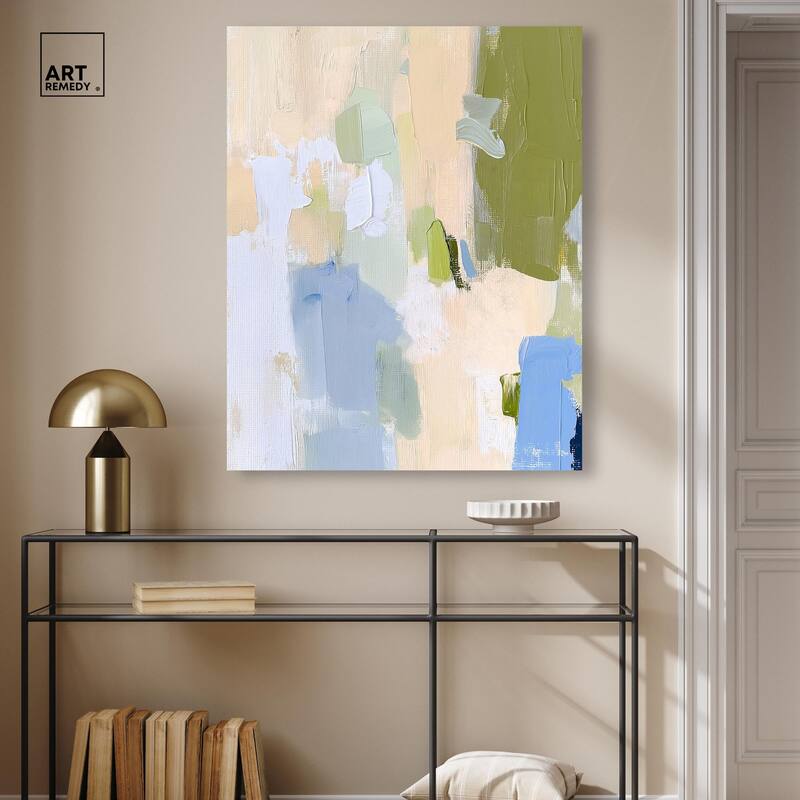Clover Frost Canvas by Art Remedy, Gallery Wrapped