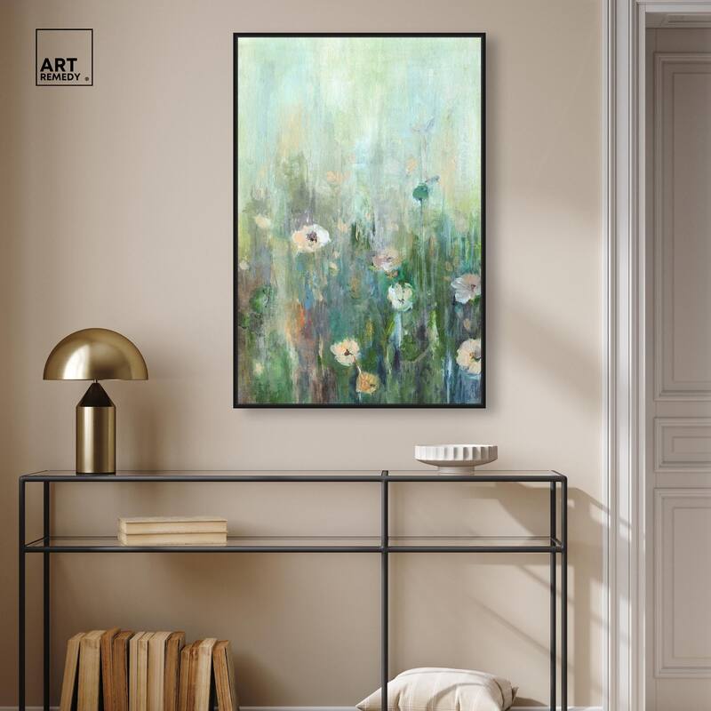 Harmony Green I Canvas by Art Remedy