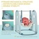 preview thumbnail 2 of 5, Swing Set Toddler Slide Blue/ White/ Yellow - Multi