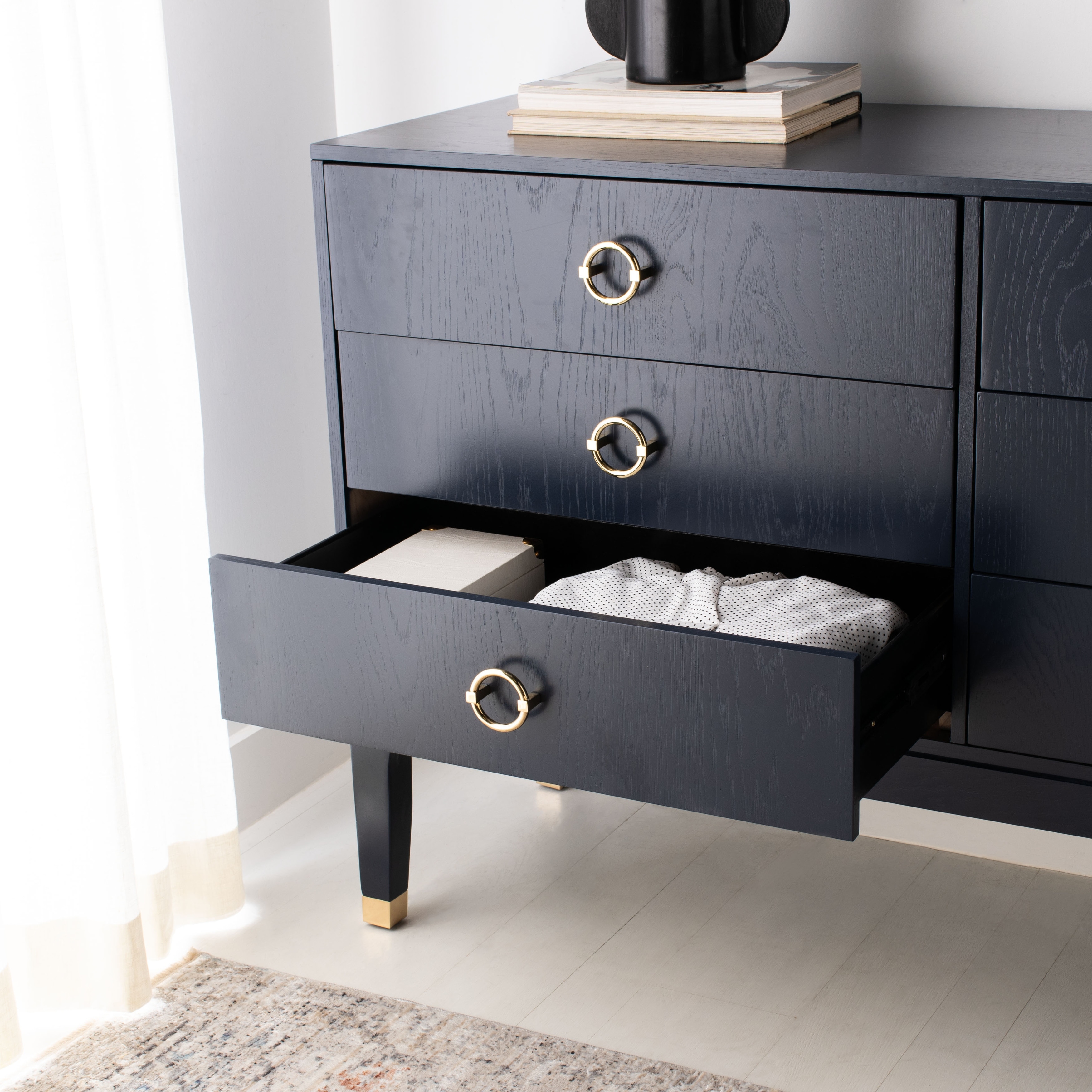 SAFAVIEH Couture Lorna 6 Drawer Contemporary Dresser. On Sale Bed Bath Beyond 28896118