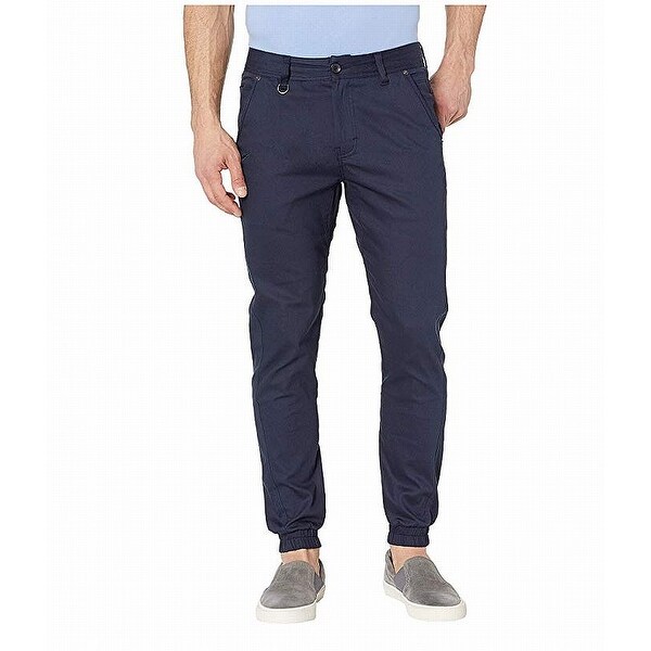 mens joggers navy blue