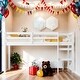 preview thumbnail 19 of 45, Wooden Low Height Twin Size Loft Bed with Ladder,Strengthened Slats
