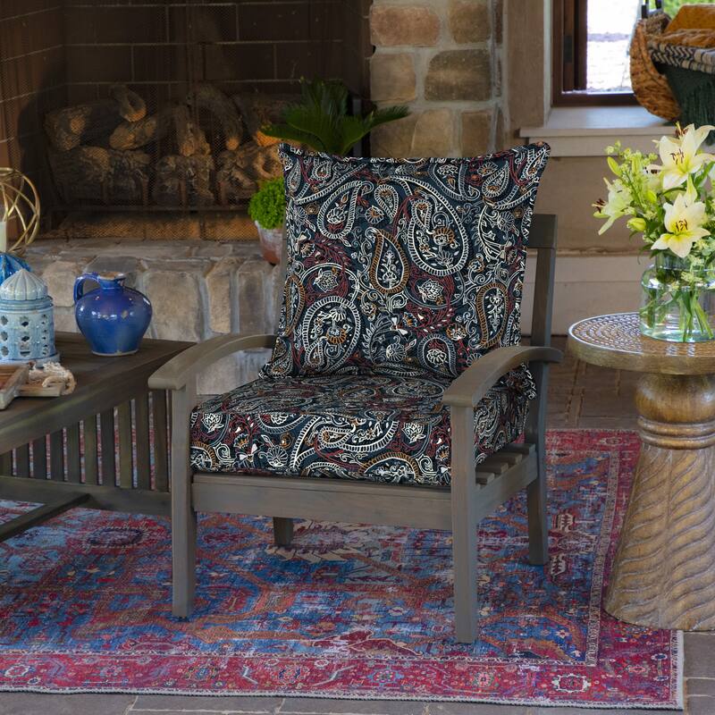 ARDEN Outdoor Foam Deep Seat Cushion Set, 24 in x 24 in