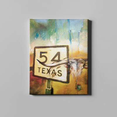 54 Texas Western Canvas Wall Art