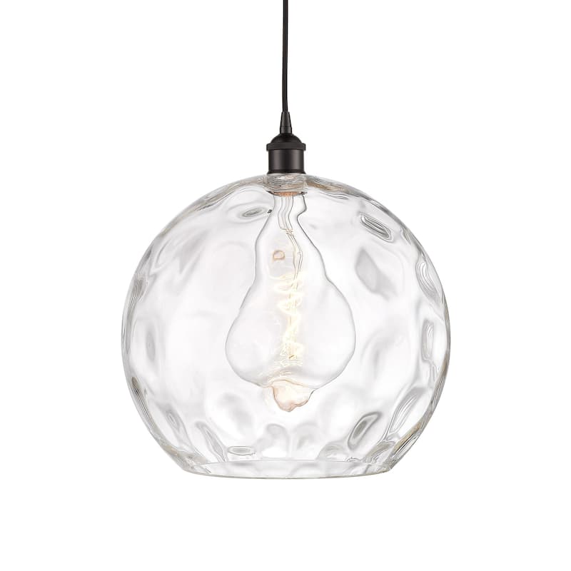 Innovations Lighting 616-1P-16-13 Athens Pendant Athens 13" Wide - Oil Rubbed Bronze / Clear Water Glass
