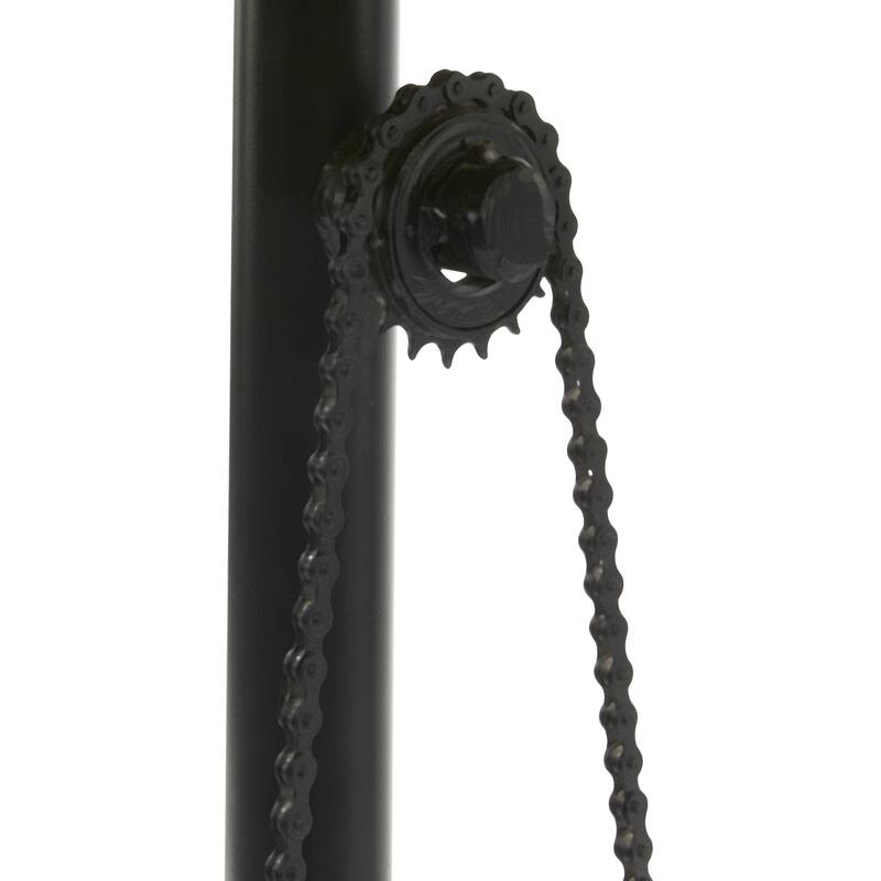 Metal Bike Counter Stool with Pedals - Brown - Roche River Decor