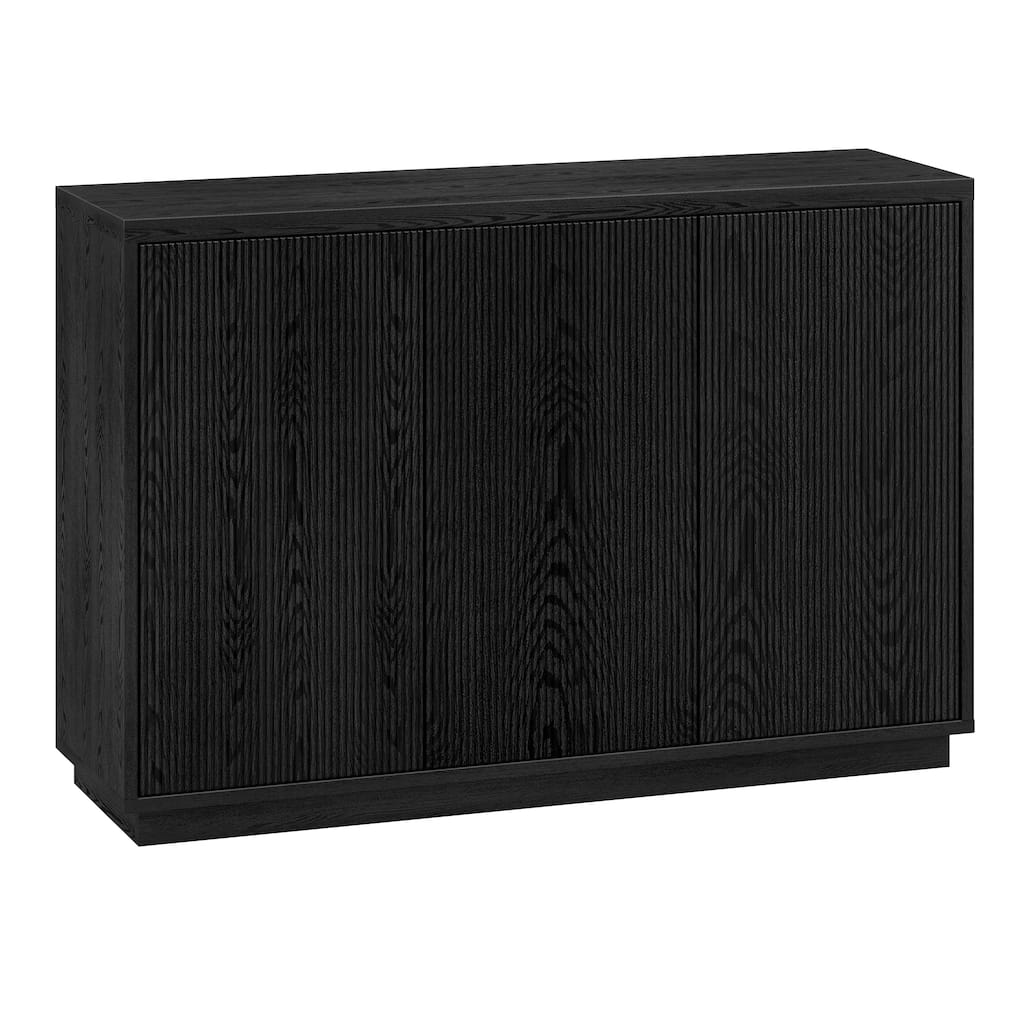 Alston 48" Wide Rectangular Fluted Buffet Table