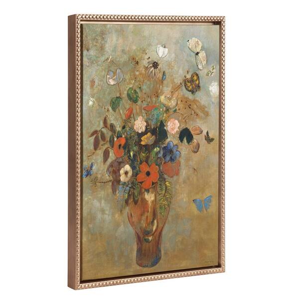 slide 2 of 6, Sylvie Beaded Still Life Flowers Canvas by Art Institute of Chicago 18x24