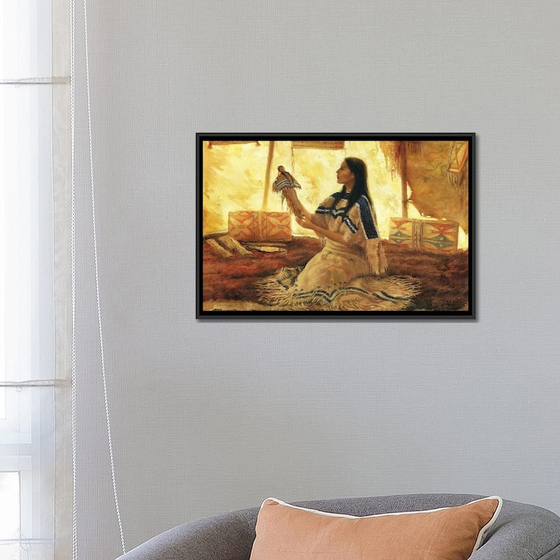 iCanvas "A Gift For Her Daughter" by David Joaquin Framed Canvas Print
