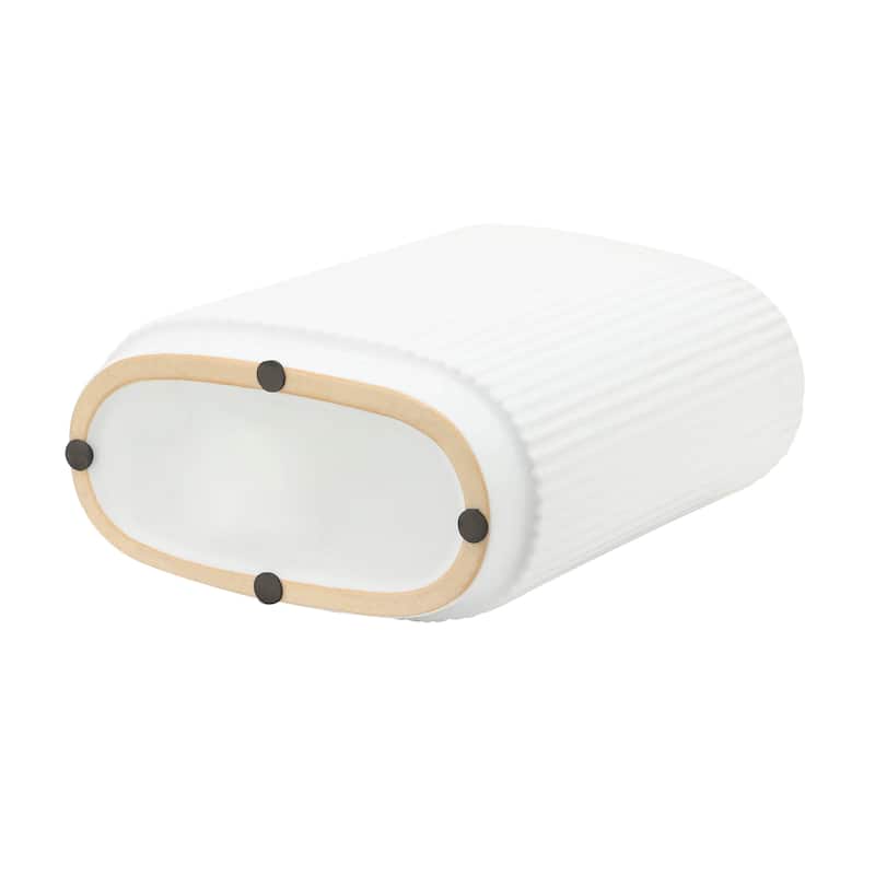 Sagebrook Home's Ceramic Vase - Elegant Centerpiece, Perfect for Modern Living Spaces