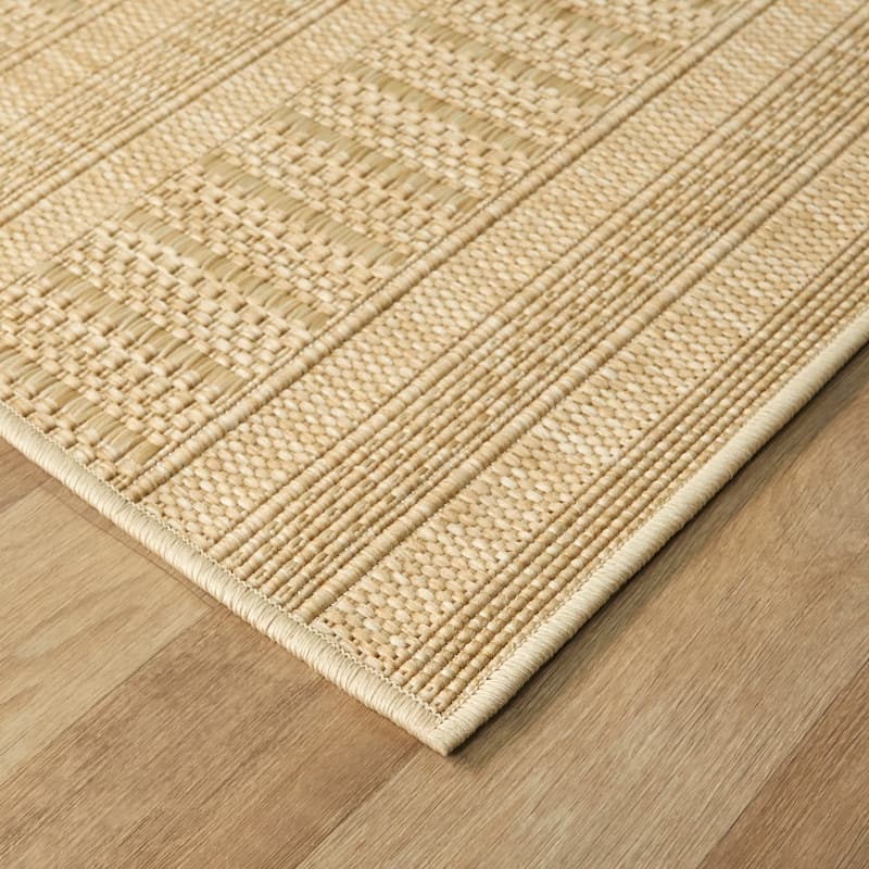 Jarrett Flatweave Stripe Indoor/Outdoor Area Rug
