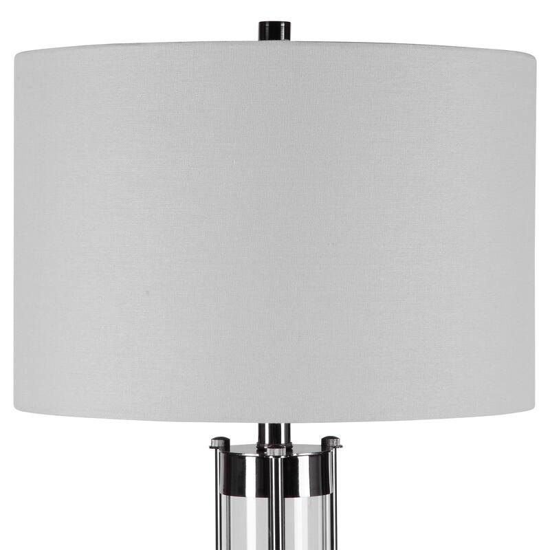 Glass 1-light Table Lamp