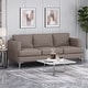 preview thumbnail 14 of 19, Cason Modern 3-Seater Fabric Sofa by Christopher Knight Home - 87.75" W x 34.50" D x 35.25" H