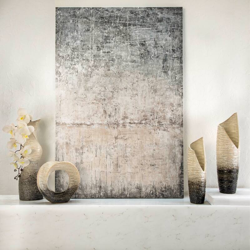 Sagebrook Home Modern Stoneware Ceramic Decorative Object