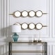 preview thumbnail 7 of 5, Uttermost Button Gold Mirror