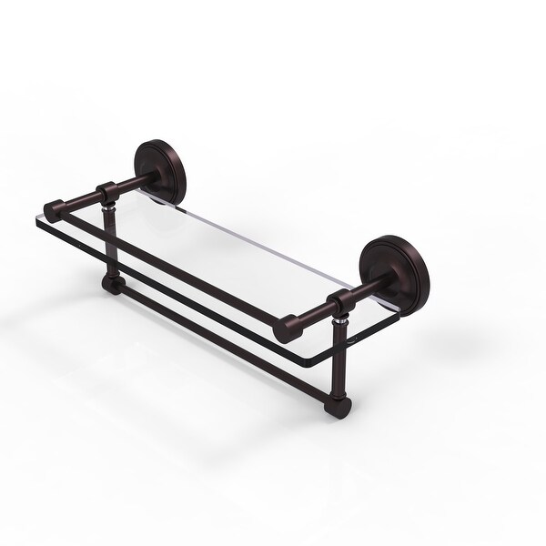 Allied Brass Gallery Glass Shelf with Towel Bar