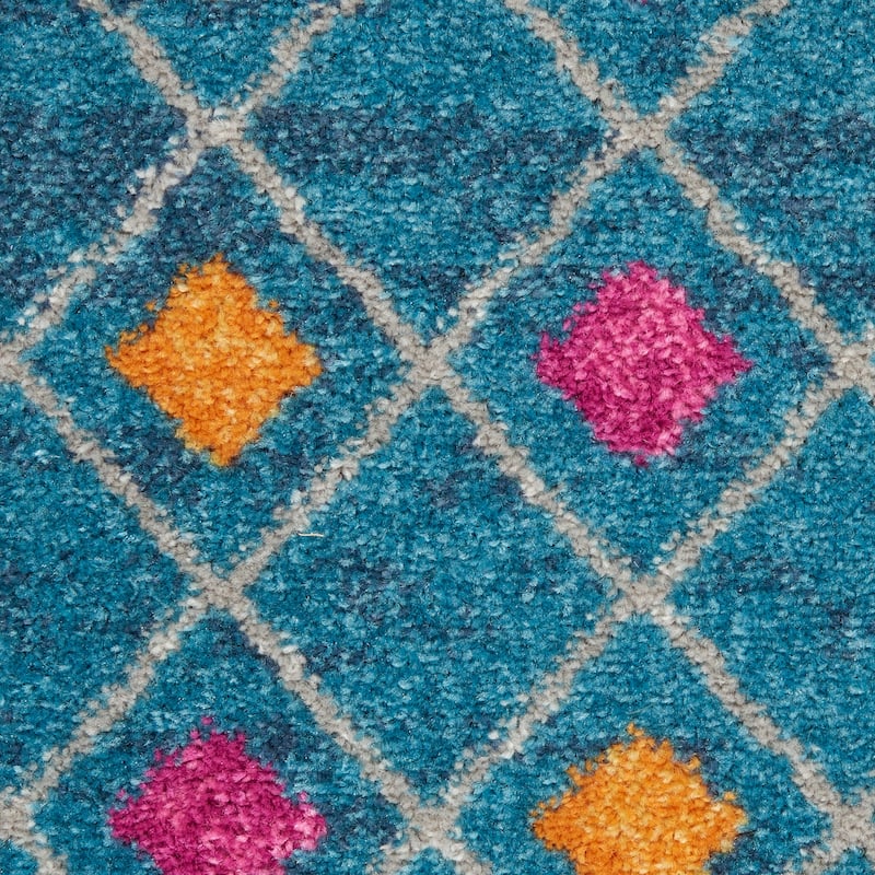 Nourison Passion Moroccan Geometric Diamond Area Rug