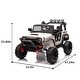 preview thumbnail 40 of 78, Remote-Controlled 24V Kids Ride-On Car with Bluetooth, MP3, LED Lights, Christmas Gift White