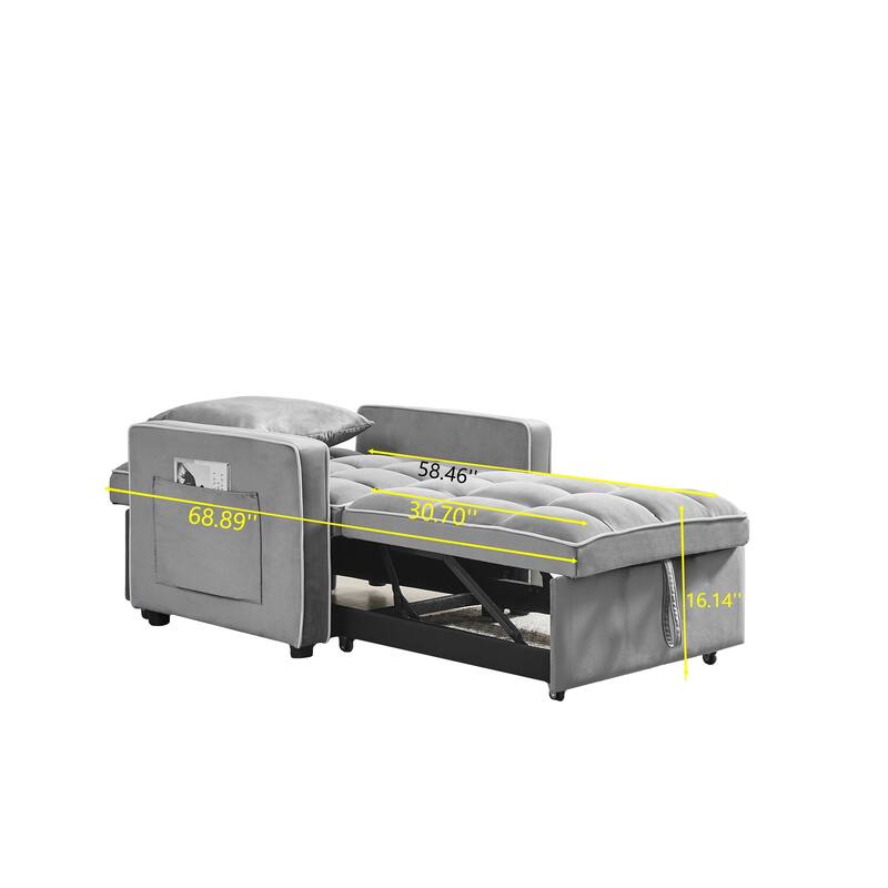 3-in-1 Sofa Bed Chair