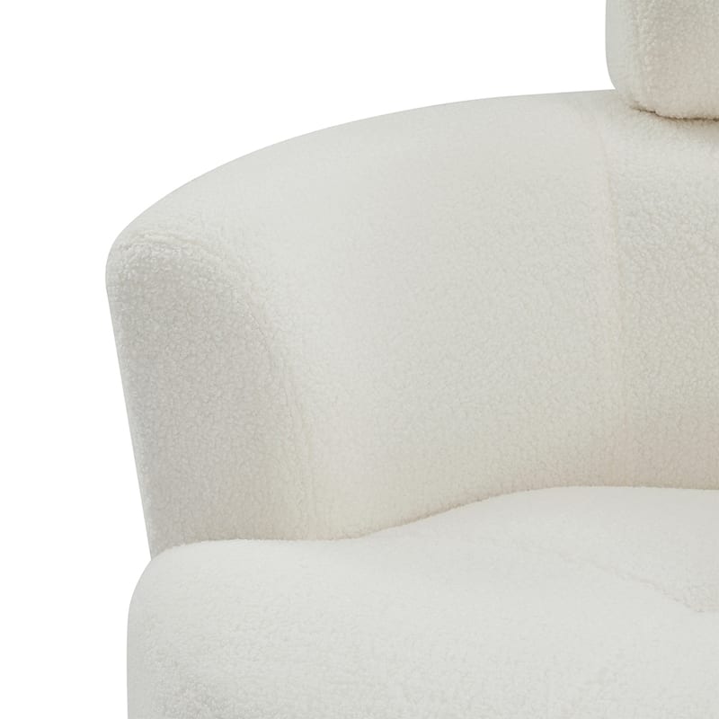 360°Swivel Chair Upholstered Accent Barrel Chair