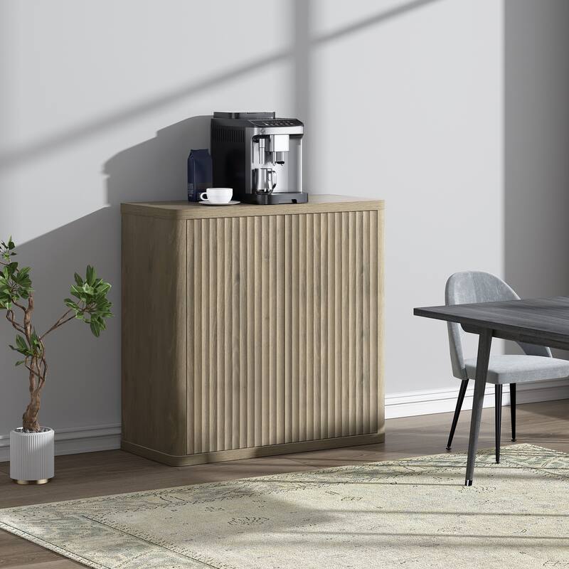 3 Multifunctional and Practical Rounded-Corner Side Cabinets