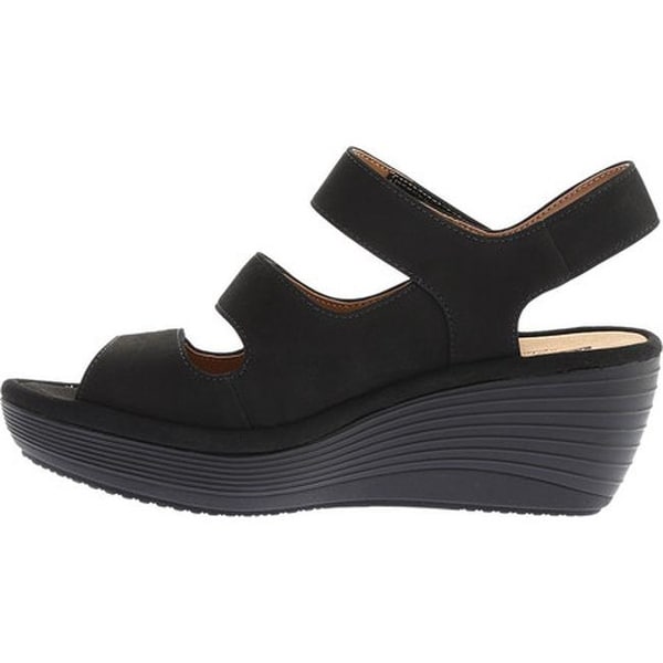 clarks women's reedly juno wedge sandal