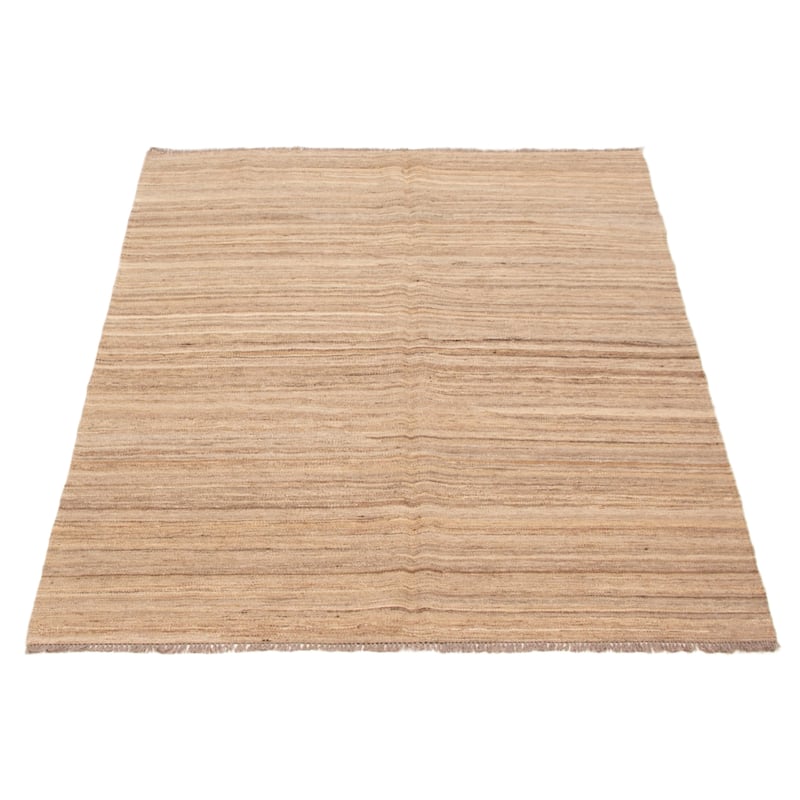 Boho Khaki Kilim 4'11" x 6'7" - 4'11 x 6'7