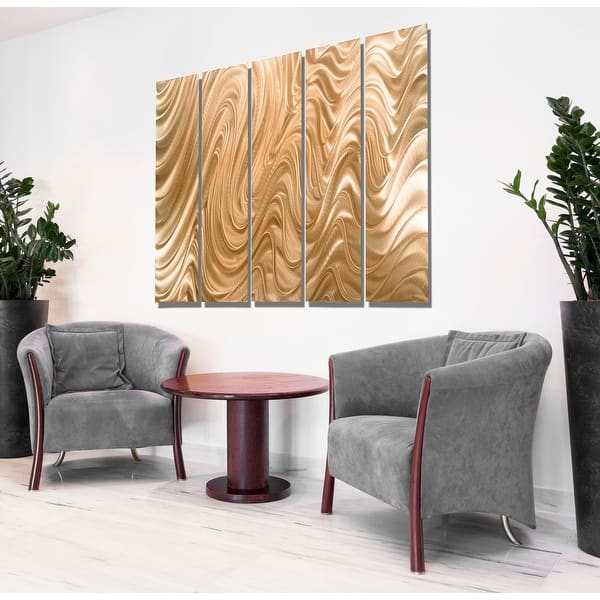 Shop Statements2000 Copper Modern Metal Wall Art Panels Painting