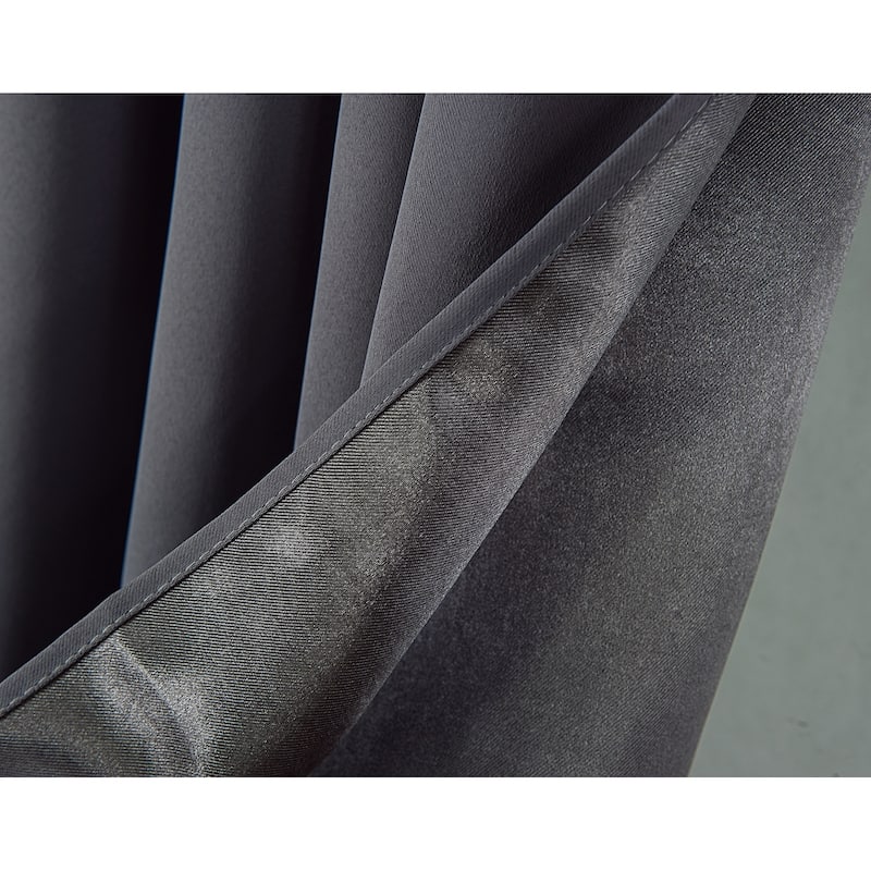 Twilight Room Darkening Rod Pocket Window Curtain 84"