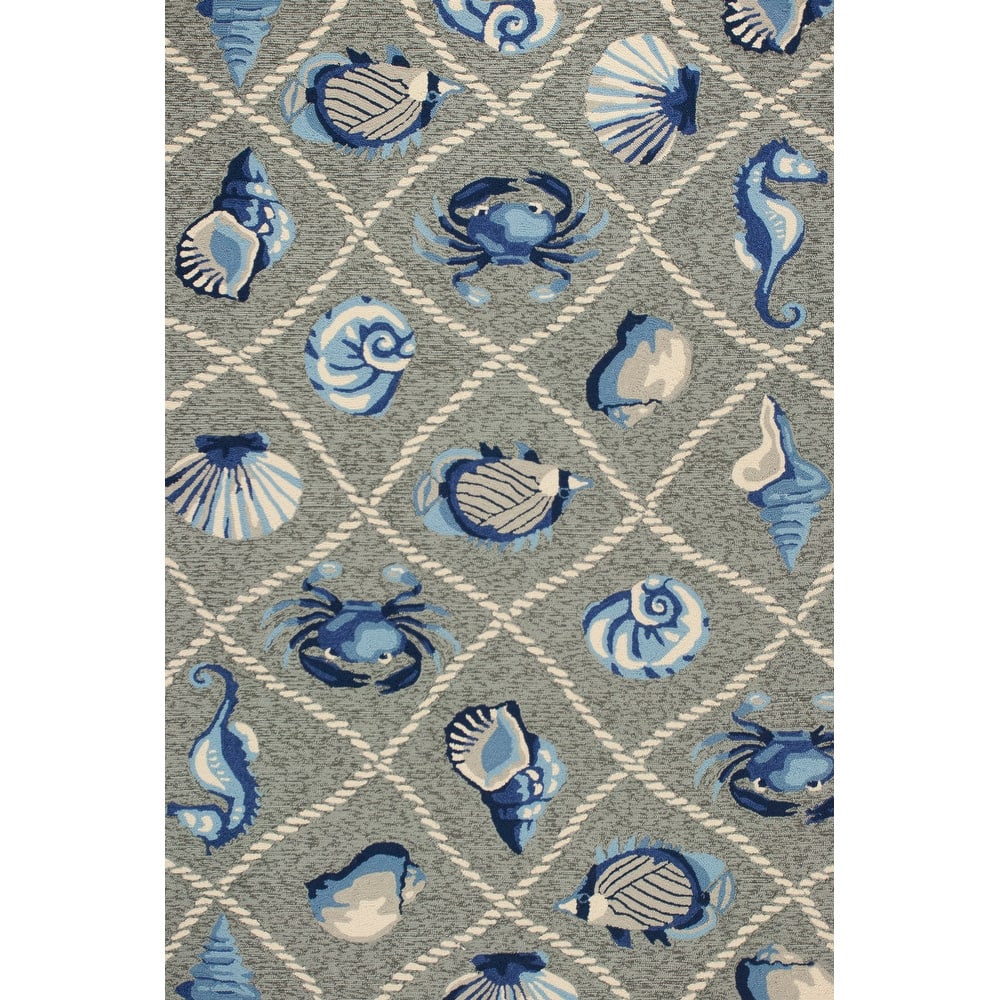 Handmade Nautical Seaside Outdoor Area Rug by Havenside Home