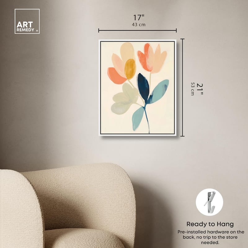 Meadow Motif Canvas by Art Remedy