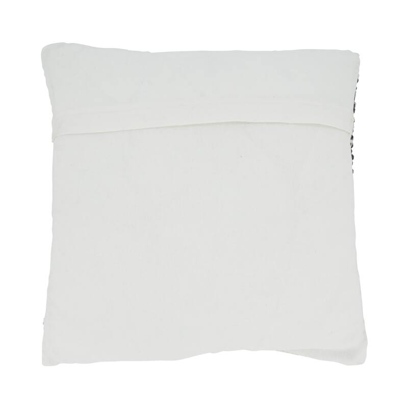 Throw Pillow With Diamond Woven Design