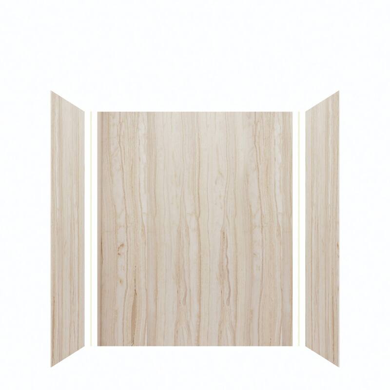 Transolid Expressions 60-in X 32-in X 72-in Glue to Wall Shower Kit - 32" x 60" x 72"