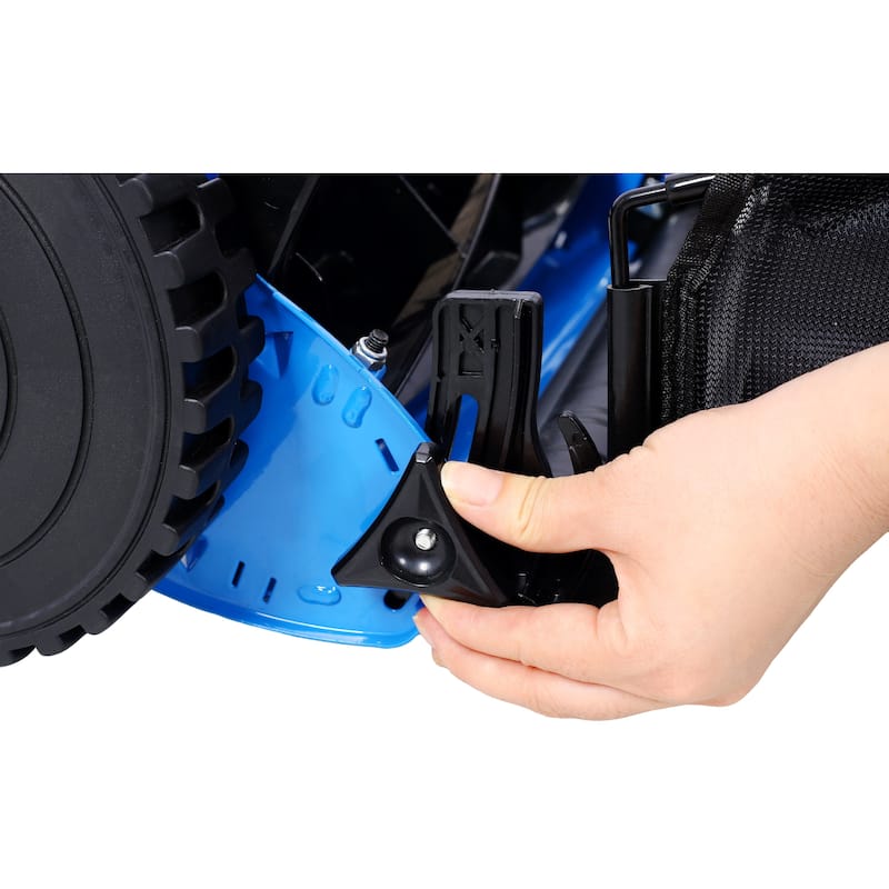 16-Inch 5-Blade Push Reel Lawn Mower with Grass Catcher