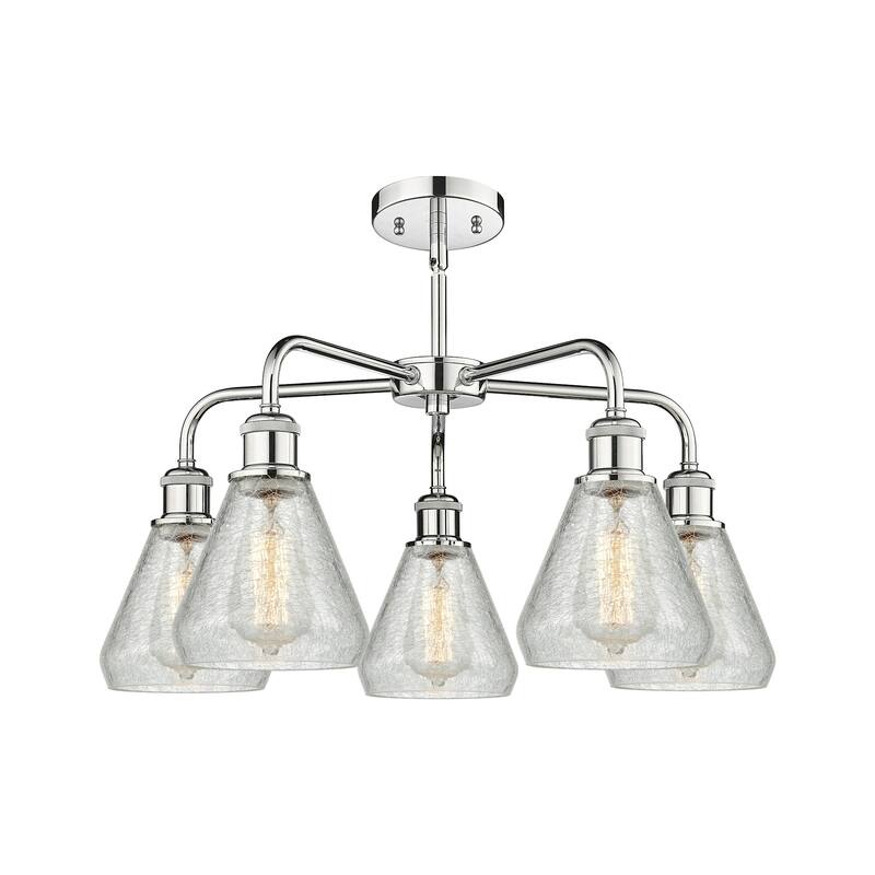 Innovations Lighting 516-5CR-15-24 Conesus Chandelier Conesus 5 Light