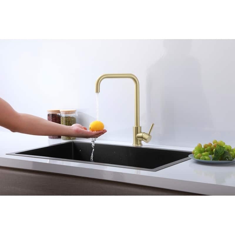 Indigo Home Single Handle Pull Down Sprayer Kitchen Faucet