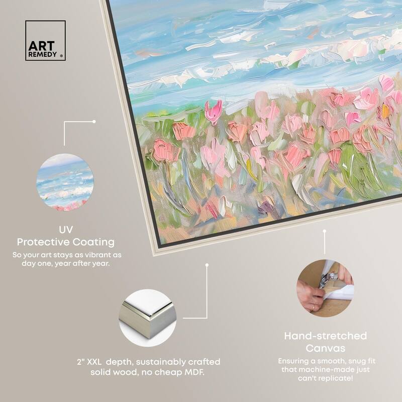Waves of Peace Canvas by Art Remedy