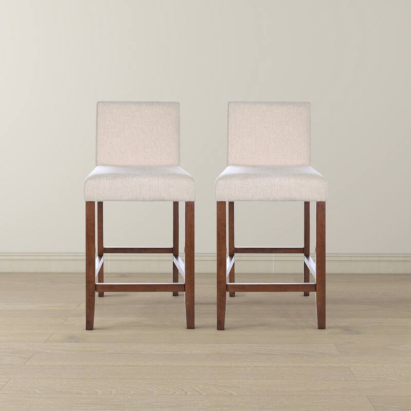 Dorian Beige Fabric Counter Chair