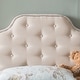 preview thumbnail 19 of 19, Silas Studded Fabric Twin-size Headboard by Christopher Knight Home