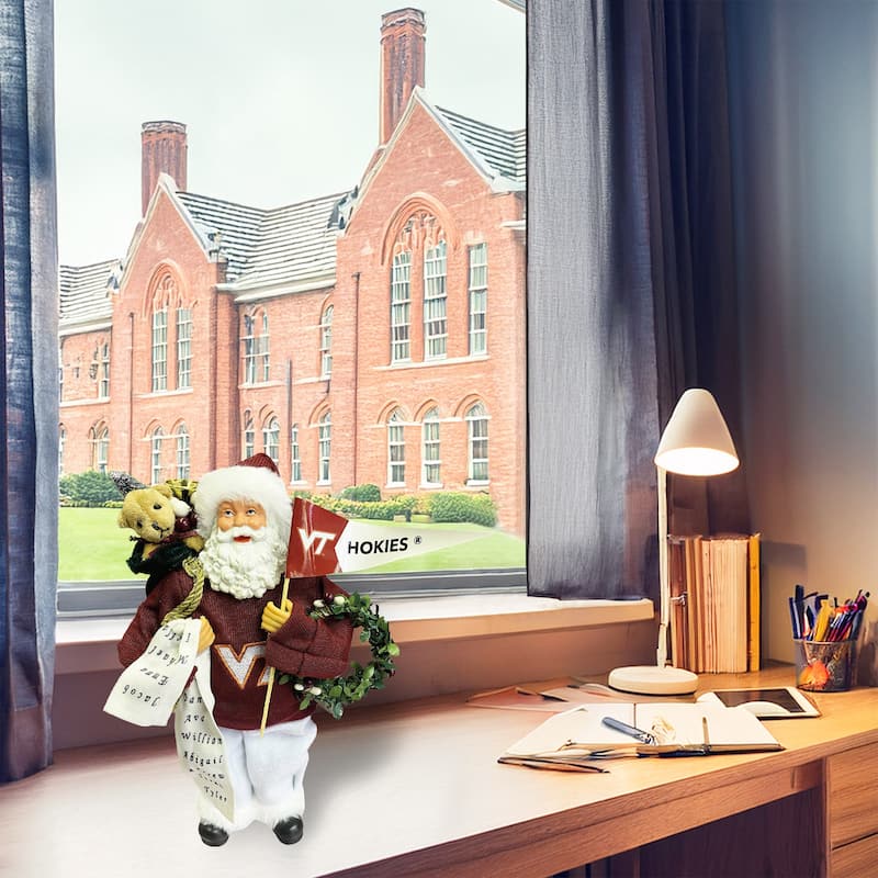 12" Virginia Tech Proud Santa