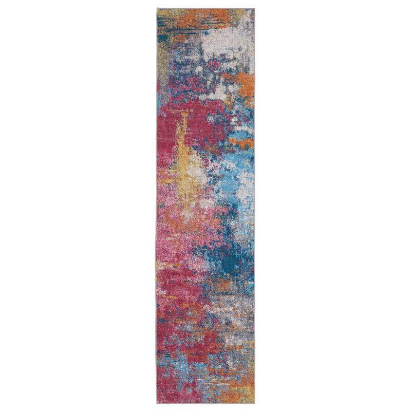 HomeRootsAbstract Modern Runner Area Rug
