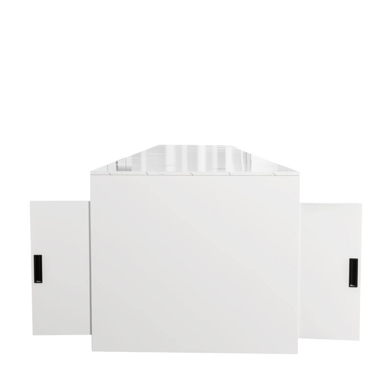 Foldable Dining Table for 6-12 People, Extends to 118 inchConsole Table Space Saving Dinette