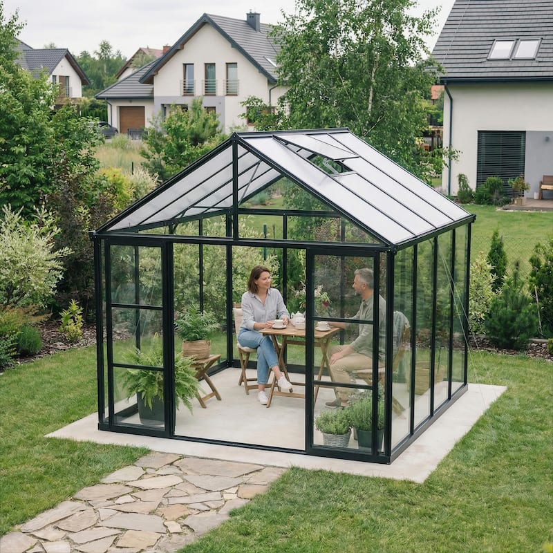 Canopia Aria 10 ft. Black / Clear Greenhouse Kit