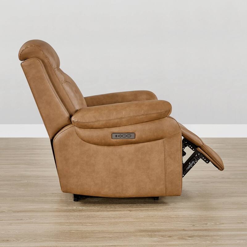 Spruce & Spring Dual Motor Power Recliner Wall Hugger with Power Headrest