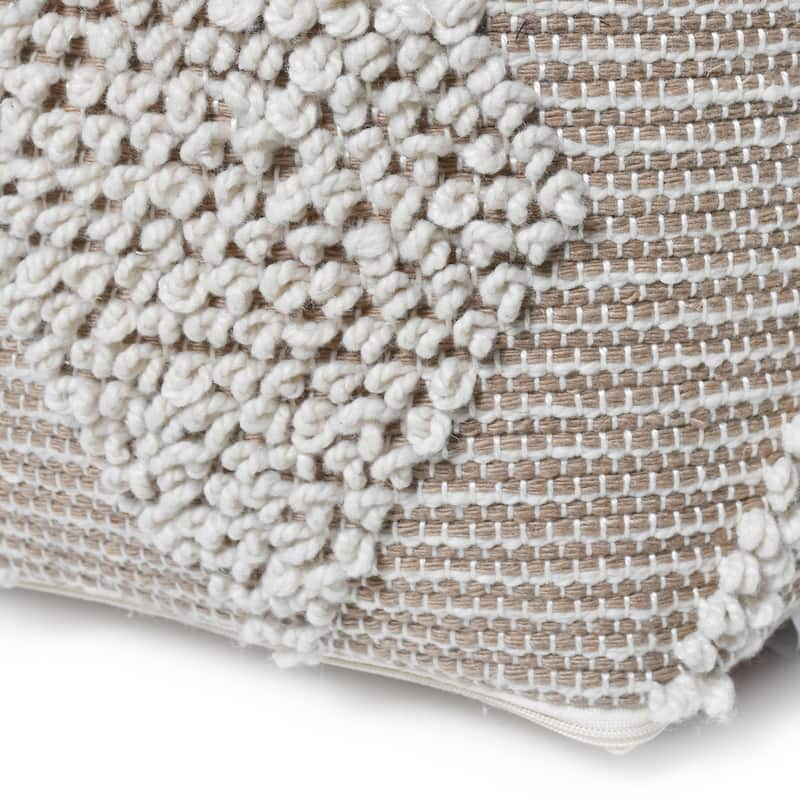 Brinket Boho Cube Yarn Pouf by Christopher Knight Home