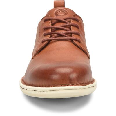 Born Mens Todd LaceUp Oxford Cognac Full Grain Leather Bm0006806 Size Available