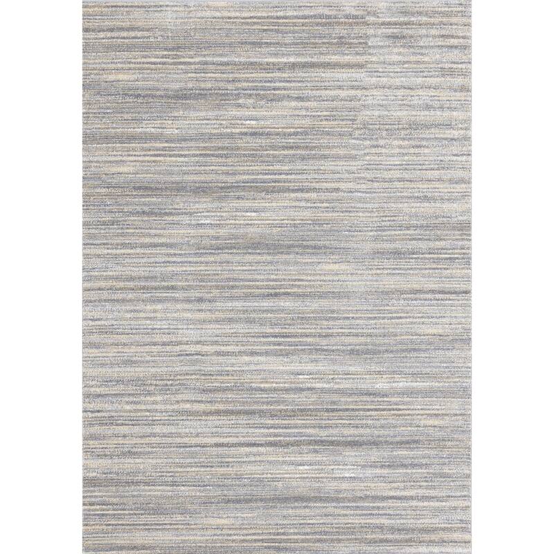 Dayton Collection - Grey/Cream/Beige Banded Rug