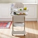 preview thumbnail 5 of 26, KISRAIS Portable Adjustable Baby High Chair with Safety Belt, Silent Lockable Wheels