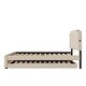 preview thumbnail 20 of 30, Chic Upholstered Platform Bed with Twin Trundle and USB Ports for Comfortable Sleep